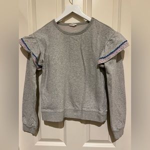 Crewcuts Jcrew girl sweatshirt size XL or 12/14